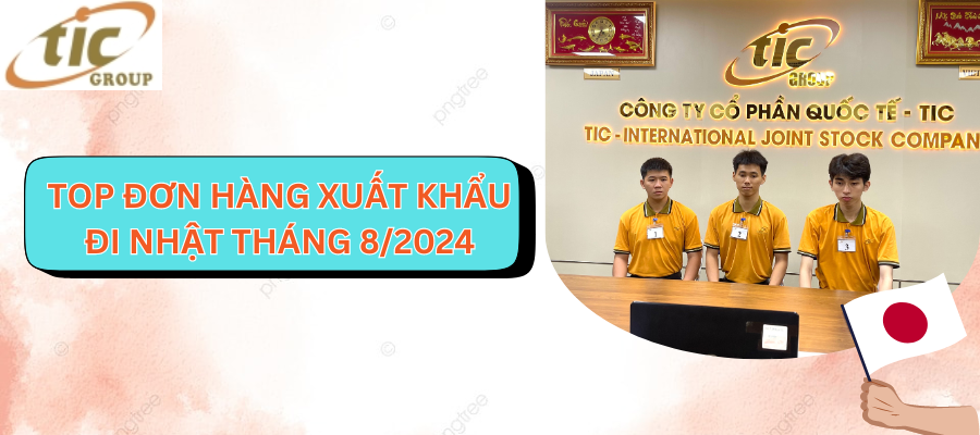 TOP đơn hàng đi Nhật tháng 8 lương cao, DỄ trúng tuyển cho nam và nữ